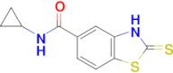 N-cyclopropyl-2-mercapto-1,3-benzothiazole-5-carboxamide