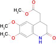 methyl (6,7-dimethoxy-2-oxo-1,2,3,4-tetrahydroquinolin-4-yl)acetate