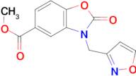 methyl 3-(isoxazol-3-ylmethyl)-2-oxo-2,3-dihydro-1,3-benzoxazole-5-carboxylate