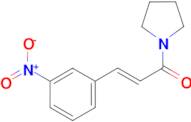 1-[(2E)-3-(3-nitrophenyl)prop-2-enoyl]pyrrolidine