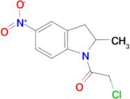 1-(chloroacetyl)-2-methyl-5-nitroindoline