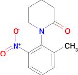 1-(2-methyl-6-nitrophenyl)piperidin-2-one