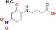 4-[(2-methoxy-4-nitrophenyl)amino]butanoic acid