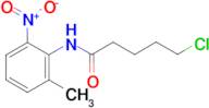 5-chloro-N-(2-methyl-6-nitrophenyl)pentanamide