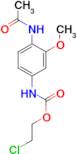 2-chloroethyl [4-(acetylamino)-3-methoxyphenyl]carbamate