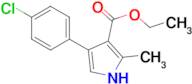 ethyl 4-(4-chlorophenyl)-2-methyl-1H-pyrrole-3-carboxylate