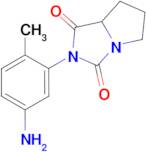 2-(5-amino-2-methylphenyl)tetrahydro-1H-pyrrolo[1,2-c]imidazole-1,3(2H)-dione