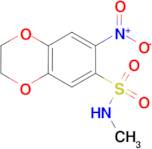 N-methyl-7-nitro-2,3-dihydro-1,4-benzodioxine-6-sulfonamide