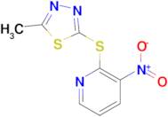 2-[(5-methyl-1,3,4-thiadiazol-2-yl)thio]-3-nitropyridine