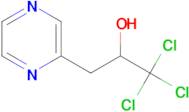 1,1,1-trichloro-3-pyrazin-2-ylpropan-2-ol