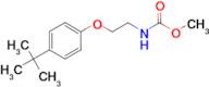 methyl [2-(4-tert-butylphenoxy)ethyl]carbamate