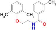 N-[2-(2,6-dimethylphenoxy)ethyl]-3-methylbenzamide