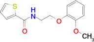 N-[2-(2-methoxyphenoxy)ethyl]thiophene-2-carboxamide