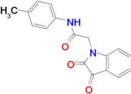 2-(2,3-dioxo-2,3-dihydro-1H-indol-1-yl)-N-(4-methylphenyl)acetamide