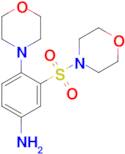 [4-morpholin-4-yl-3-(morpholin-4-ylsulfonyl)phenyl]amine