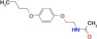 N-[2-(4-butoxyphenoxy)ethyl]acetamide