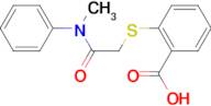 2-({2-[methyl(phenyl)amino]-2-oxoethyl}thio)benzoic acid