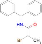 2-bromo-N-(diphenylmethyl)propanamide