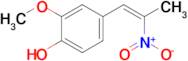 2-methoxy-4-[(1Z)-2-nitroprop-1-en-1-yl]phenol