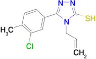 4-allyl-5-(3-chloro-4-methylphenyl)-4H-1,2,4-triazole-3-thiol