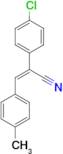 (2Z)-2-(4-chlorophenyl)-3-(4-methylphenyl)acrylonitrile