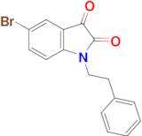 5-bromo-1-(2-phenylethyl)-1H-indole-2,3-dione