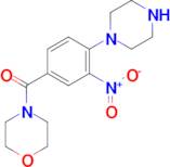 4-(3-nitro-4-piperazin-1-ylbenzoyl)morpholine