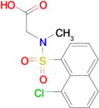 N-[(8-chloro-1-naphthyl)sulfonyl]-N-methylglycine