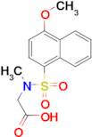 N-[(4-methoxy-1-naphthyl)sulfonyl]-N-methylglycine