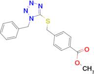 methyl 4-{[(1-benzyl-1H-tetrazol-5-yl)thio]methyl}benzoate