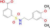 3-({[2-(3,4-dimethoxyphenyl)ethyl]amino}sulfonyl)benzoic acid