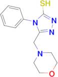 5-(morpholin-4-ylmethyl)-4-phenyl-4H-1,2,4-triazole-3-thiol