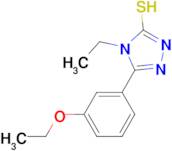 5-(3-ethoxyphenyl)-4-ethyl-4H-1,2,4-triazole-3-thiol