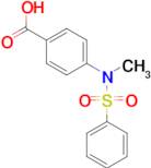 4-[methyl(phenylsulfonyl)amino]benzoic acid