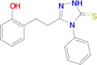 2-[2-(5-mercapto-4-phenyl-4H-1,2,4-triazol-3-yl)ethyl]phenol