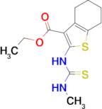 ethyl 2-{[(methylamino)carbonothioyl]amino}-4,5,6,7-tetrahydro-1-benzothiophene-3-carboxylate