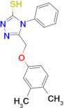 5-[(3,4-dimethylphenoxy)methyl]-4-phenyl-4H-1,2,4-triazole-3-thiol