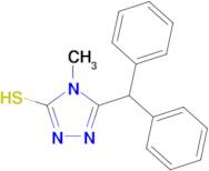 5-(diphenylmethyl)-4-methyl-4H-1,2,4-triazole-3-thiol