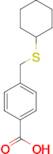 4-[(cyclohexylthio)methyl]benzoic acid