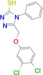 5-[(3,4-dichlorophenoxy)methyl]-4-phenyl-4H-1,2,4-triazole-3-thiol