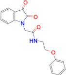 2-(2,3-dioxo-2,3-dihydro-1H-indol-1-yl)-N-(2-phenoxyethyl)acetamide