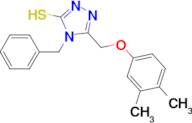 4-benzyl-5-[(3,4-dimethylphenoxy)methyl]-4H-1,2,4-triazole-3-thiol