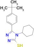 5-(4-tert-butylphenyl)-4-cyclohexyl-4H-1,2,4-triazole-3-thiol