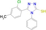 5-(2-chloro-4-methylphenyl)-4-phenyl-4H-1,2,4-triazole-3-thiol