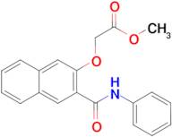 methyl {[3-(anilinocarbonyl)-2-naphthyl]oxy}acetate