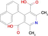 2,6-dimethyl-4-(1-naphthyl)pyridine-3,5-dicarboxylic acid