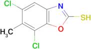 5,7-dichloro-6-methyl-1,3-benzoxazole-2-thiol