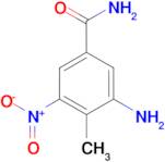 3-amino-4-methyl-5-nitrobenzamide