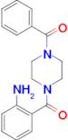 {2-[(4-benzoylpiperazin-1-yl)carbonyl]phenyl}amine