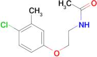 N-[2-(4-chloro-3-methylphenoxy)ethyl]acetamide